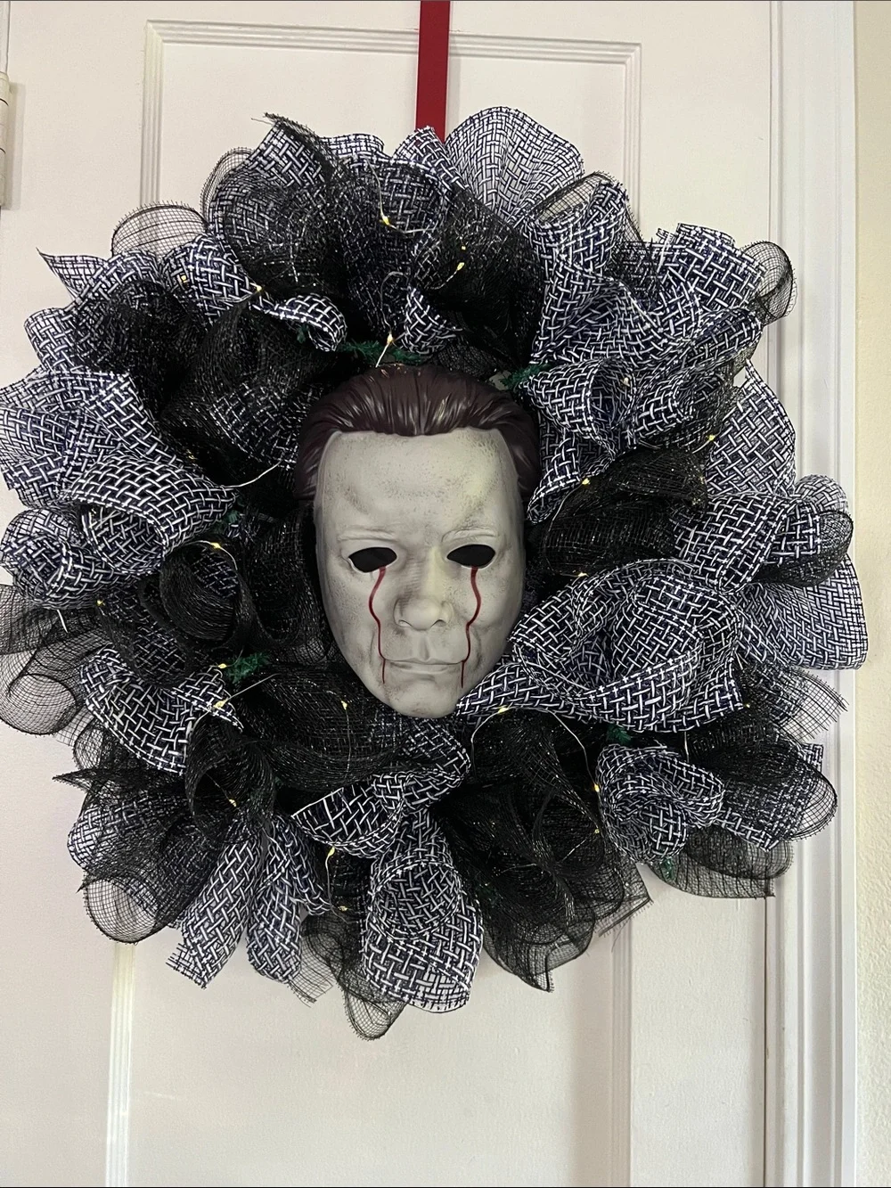 Halloween Michael Myers Wreath